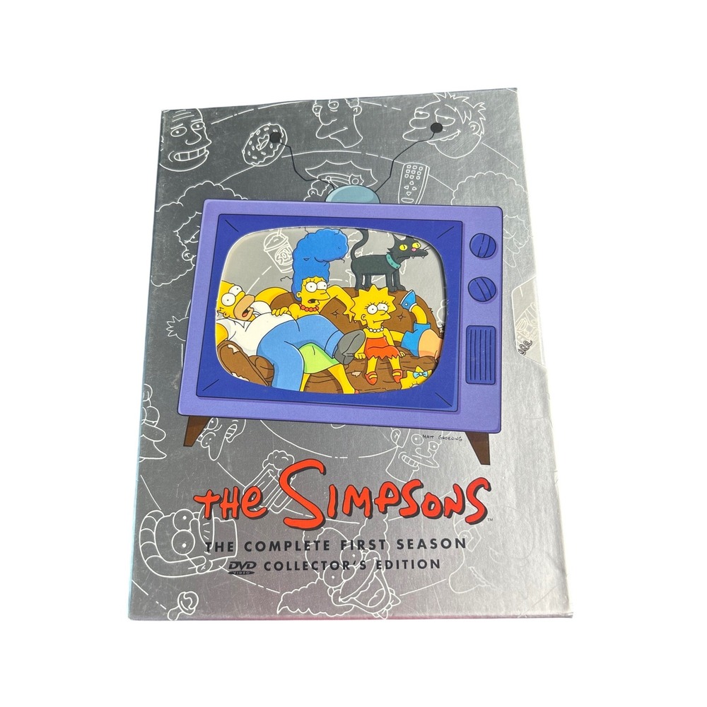 The Simpsons Complete First Season DVD Collectors Edition Silver‎ Box Set 2001